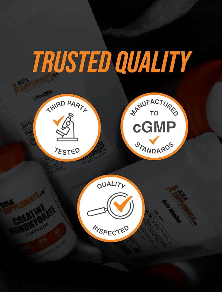 BulkSupplements.com Micronized Creatine Monohydrate Powder, Unflavored, Pure & Gluten-Free, 5g per Serving, 100g